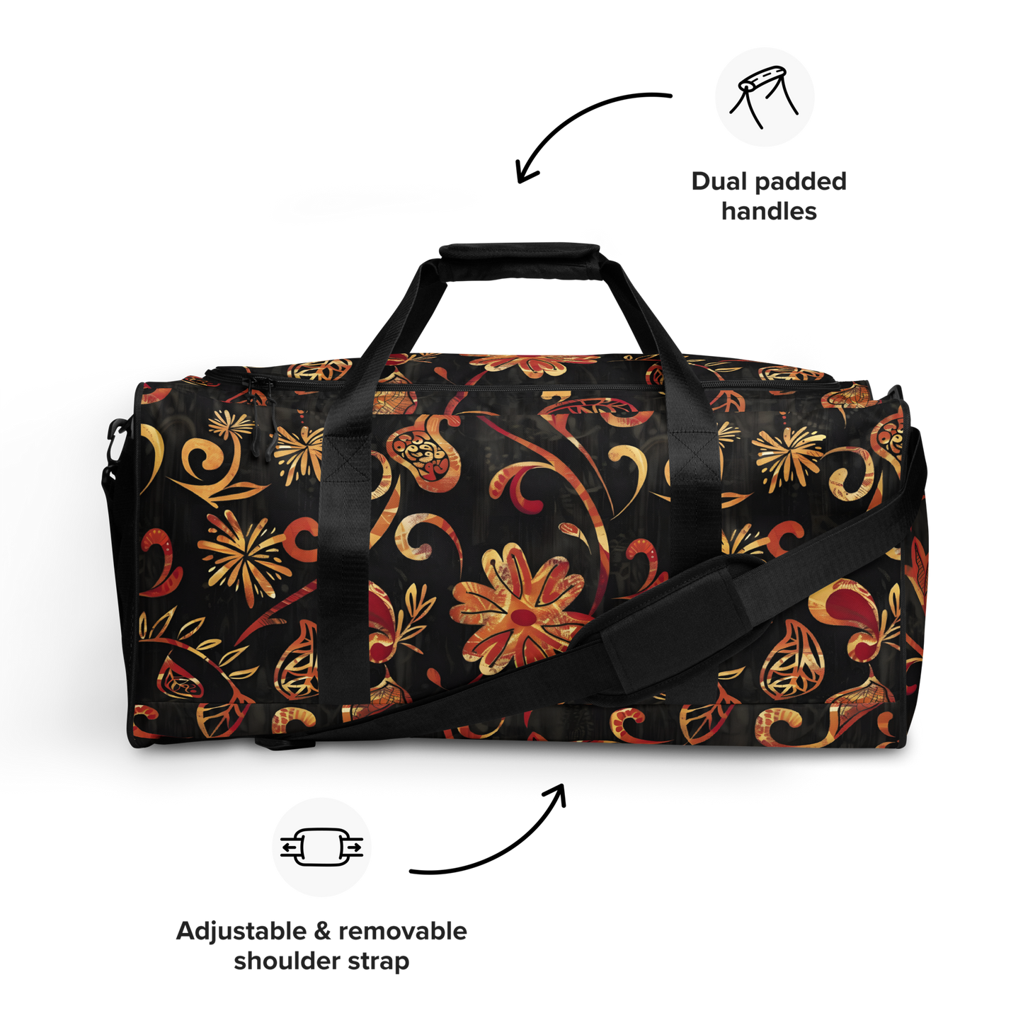 TrekOn "Wildflower" Duffle Bag