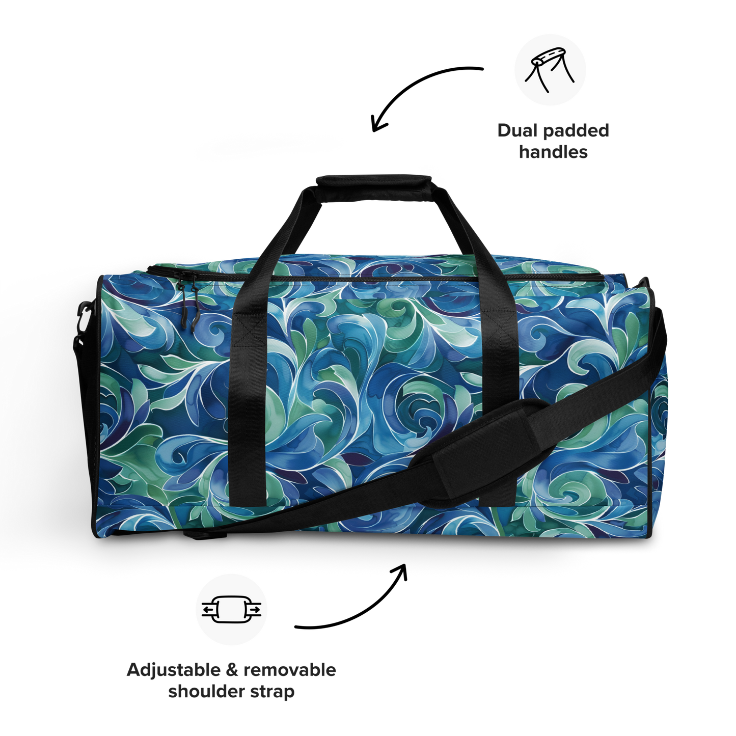 TrekOn "Wave Crest" Duffle Bag