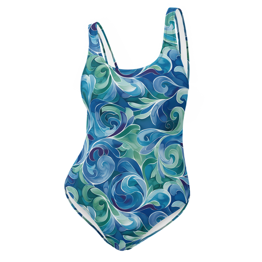 TrekOn Women's "Wave Crest" One-Piece Swimsuit