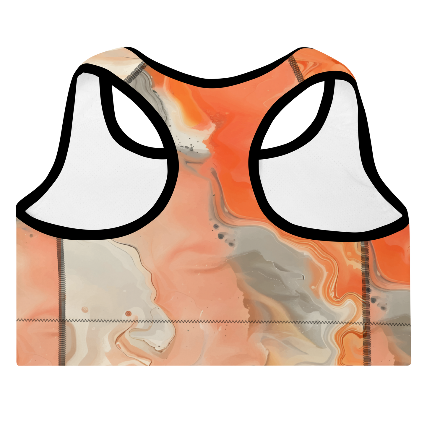 TrekOn Women's "Marble" Padded Sports Bra