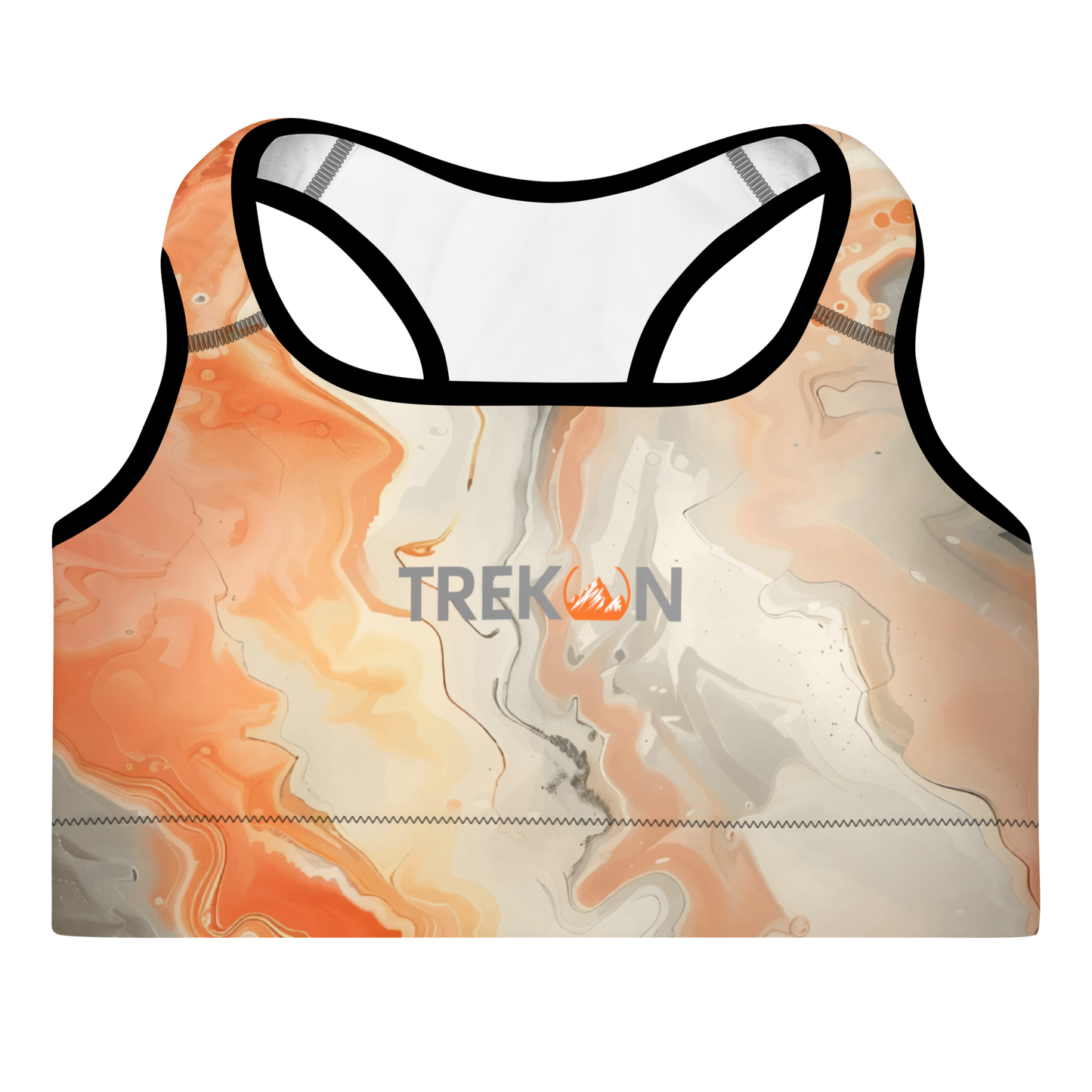 TrekOn Women's "Marble" Padded Sports Bra