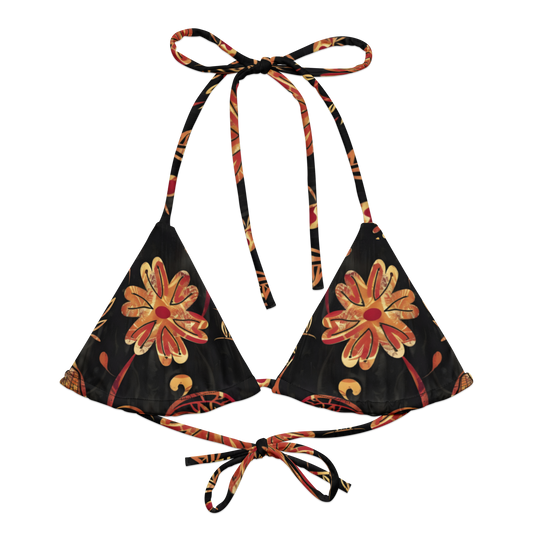 TrekOn Women's "Wildflower" Recycled String Bikini Top