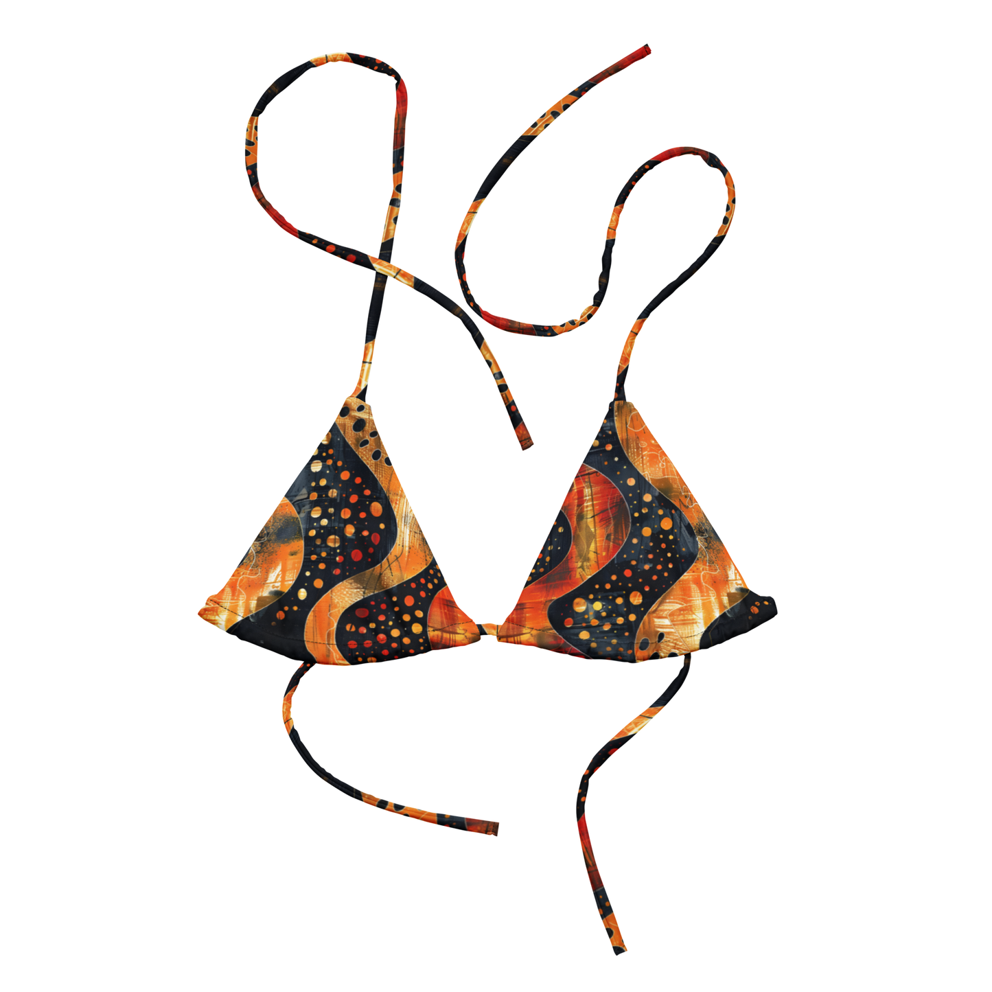 TrekOn Women's "Inferno" Recycled String Bikini Top