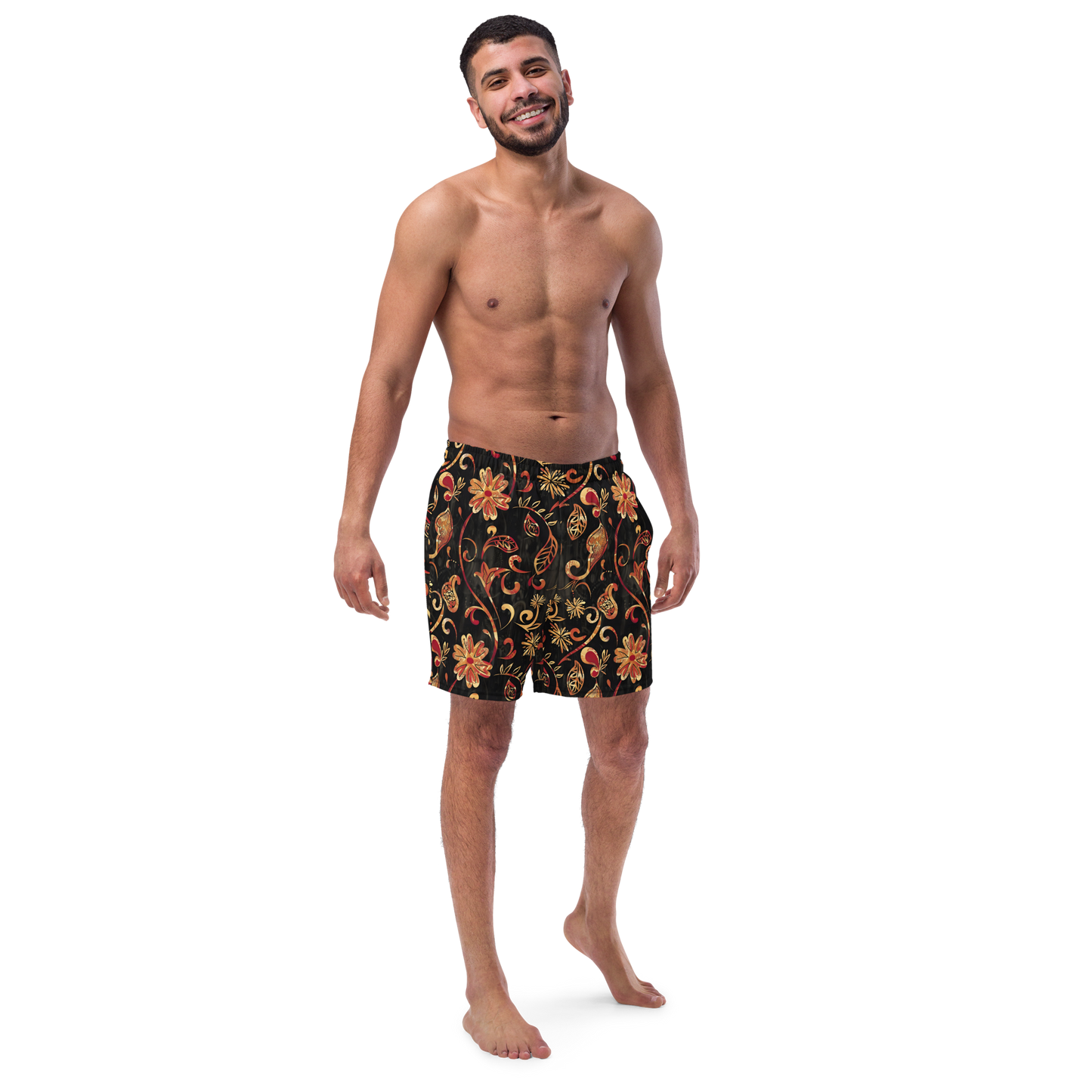 TrekOn Men's "Wildflower" Swim Trunks