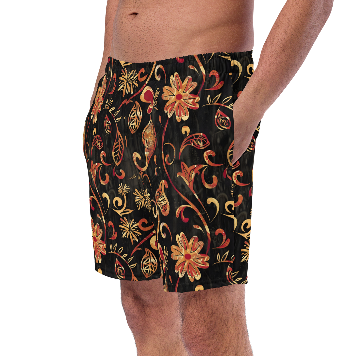 TrekOn Men's "Wildflower" Swim Trunks