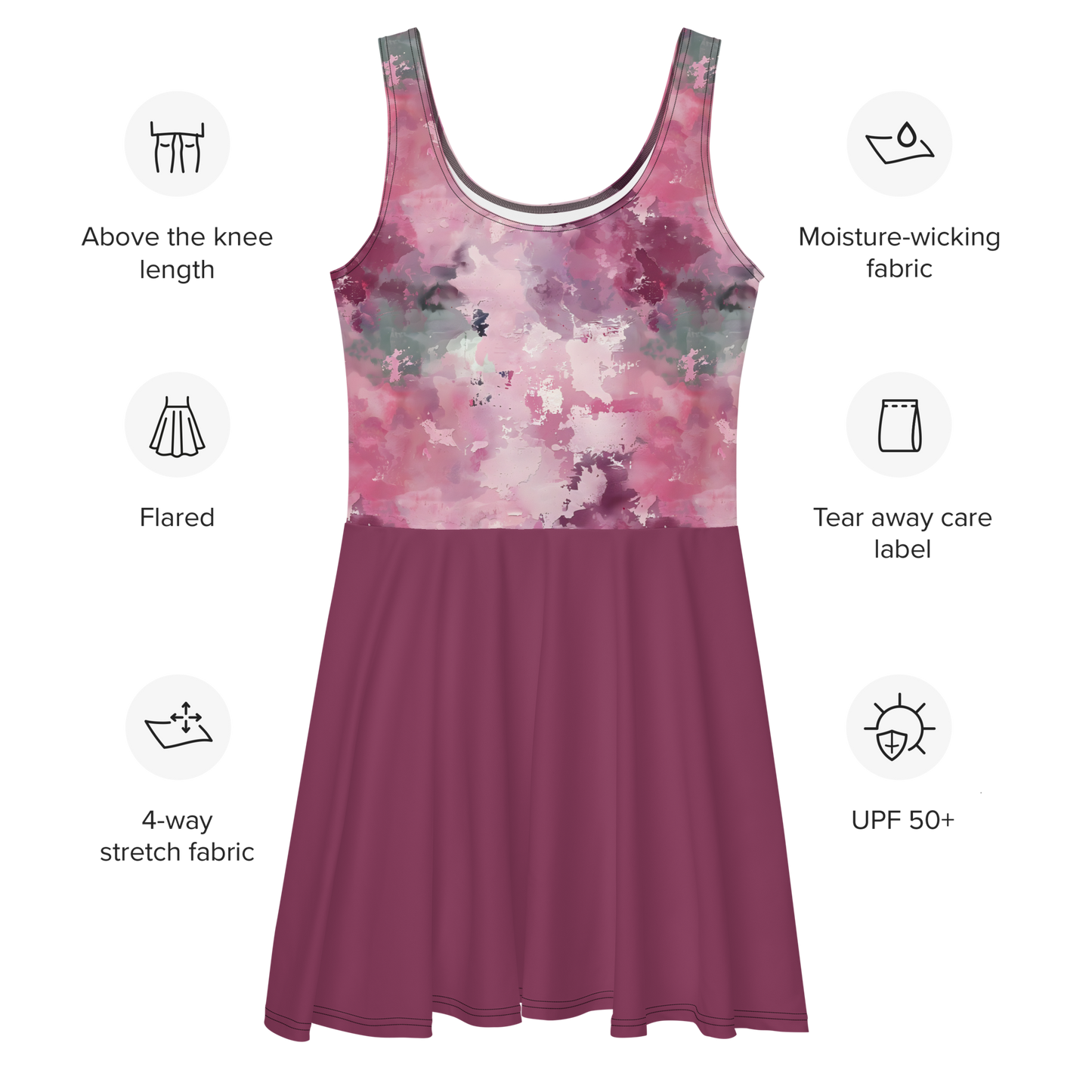 TrekOn Women's "Blossom" Skater Dress