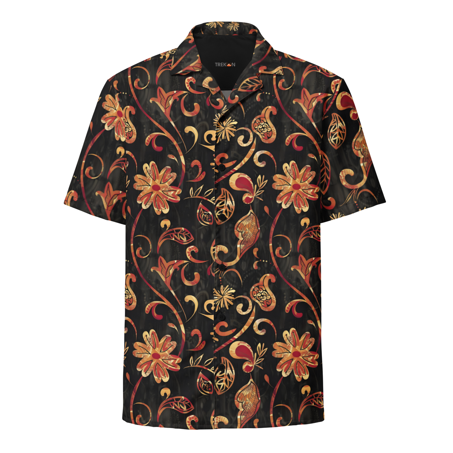 TrekOn Men's "Wildflower" Button Shirt