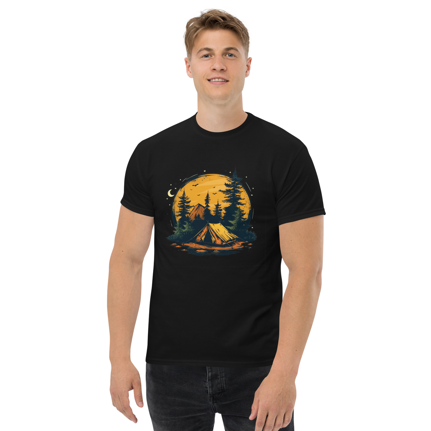 TrekOn Men's "Campfire Nights" Classic Tee