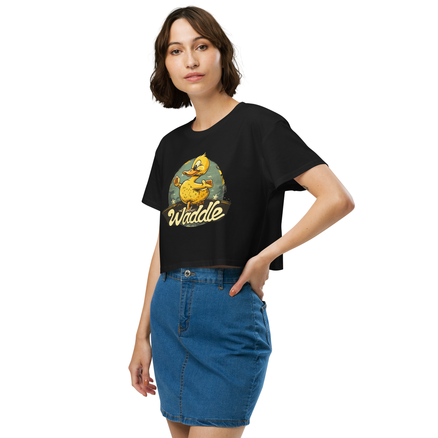 TrekOn Women's "Waddle" Crop Top