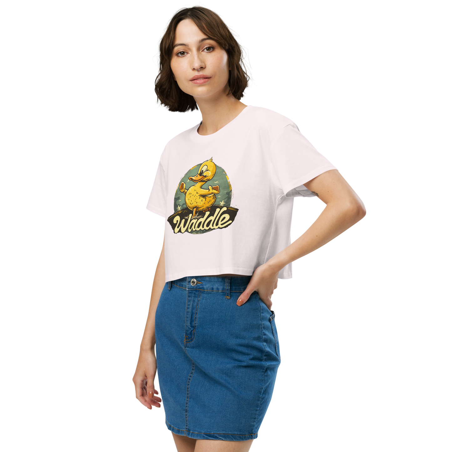 TrekOn Women's "Waddle" Crop Top