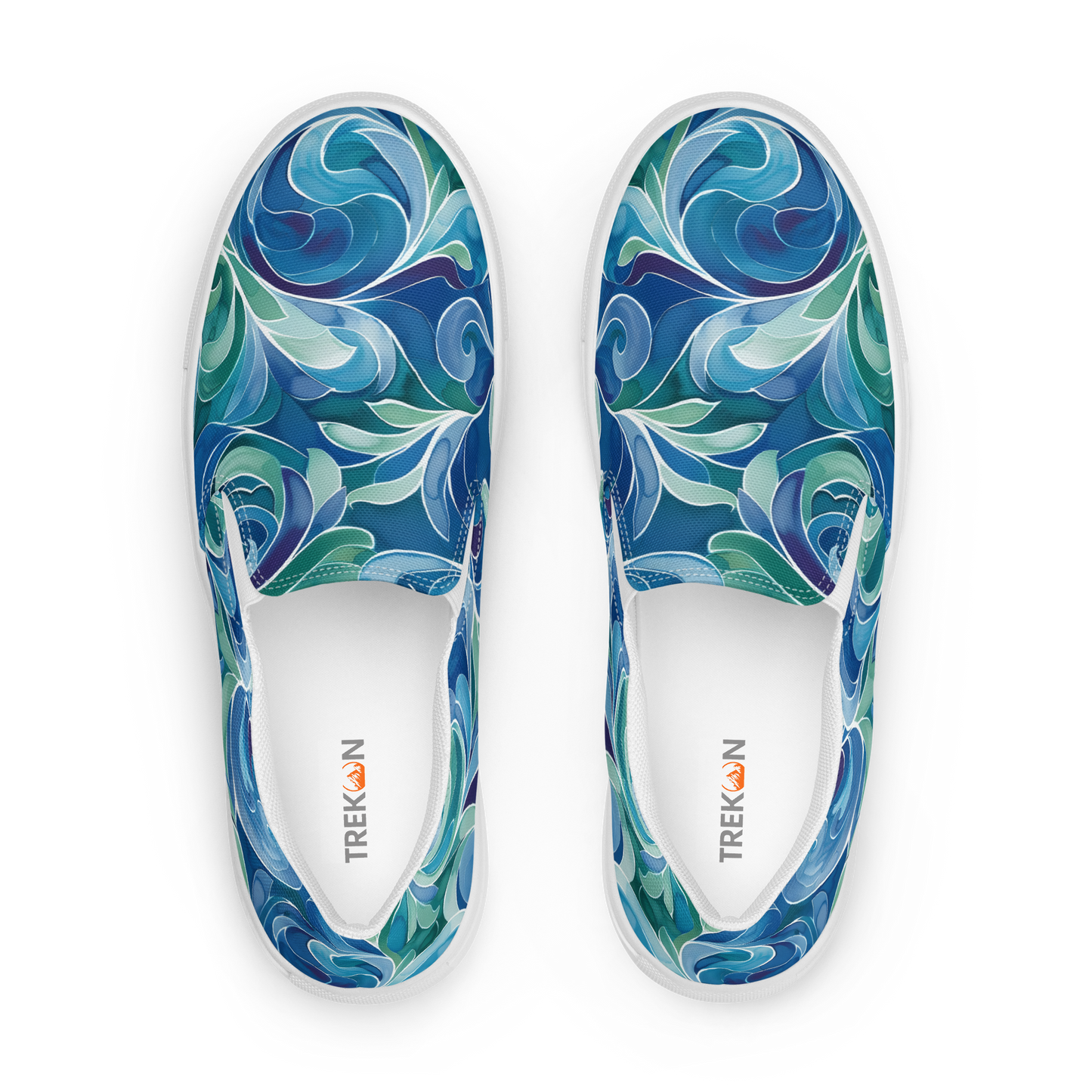 TrekOn Women's "Wave Crest" Slip-On Canvas Shoes