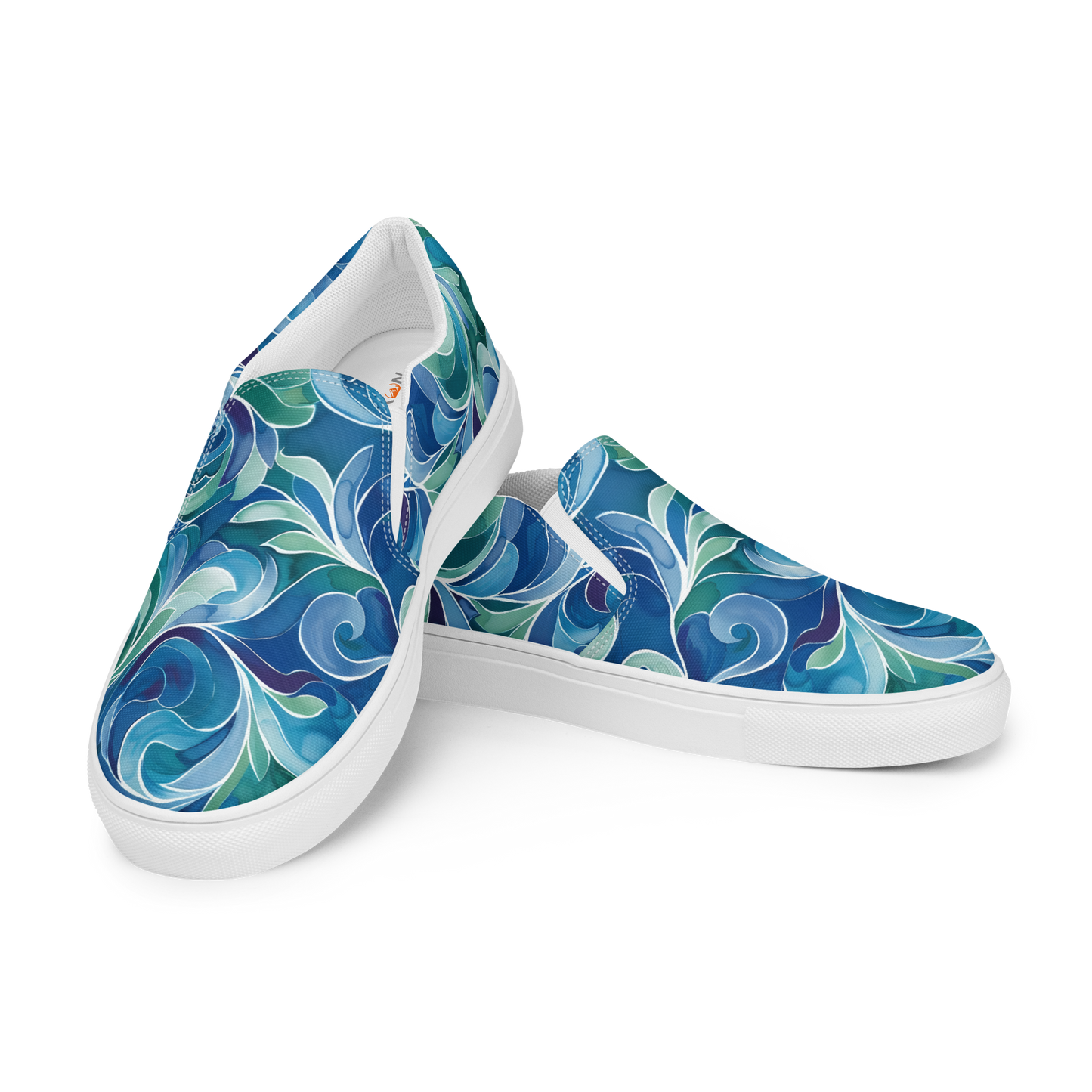 TrekOn Women's "Wave Crest" Slip-On Canvas Shoes